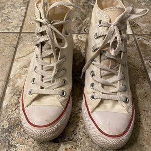 White high top converse